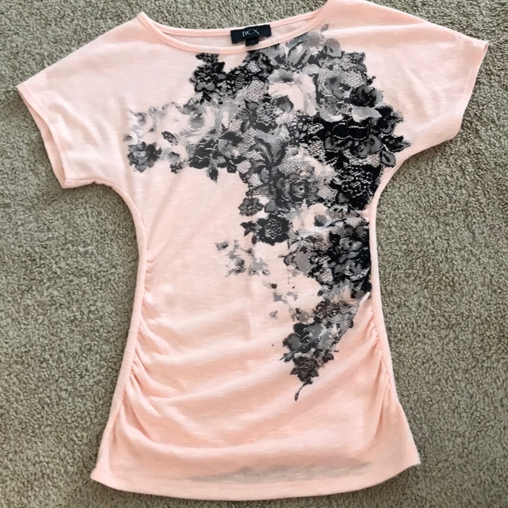 Blush Pink Floral Shirt